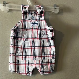 Plaid Kids Shorts  Overalls
